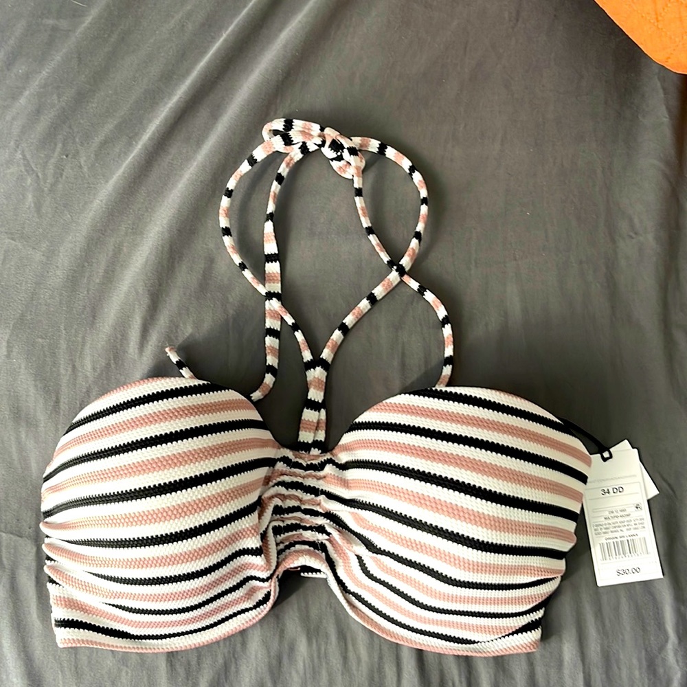 Shade & Shore Underwire Bikini Top 34DD NWT